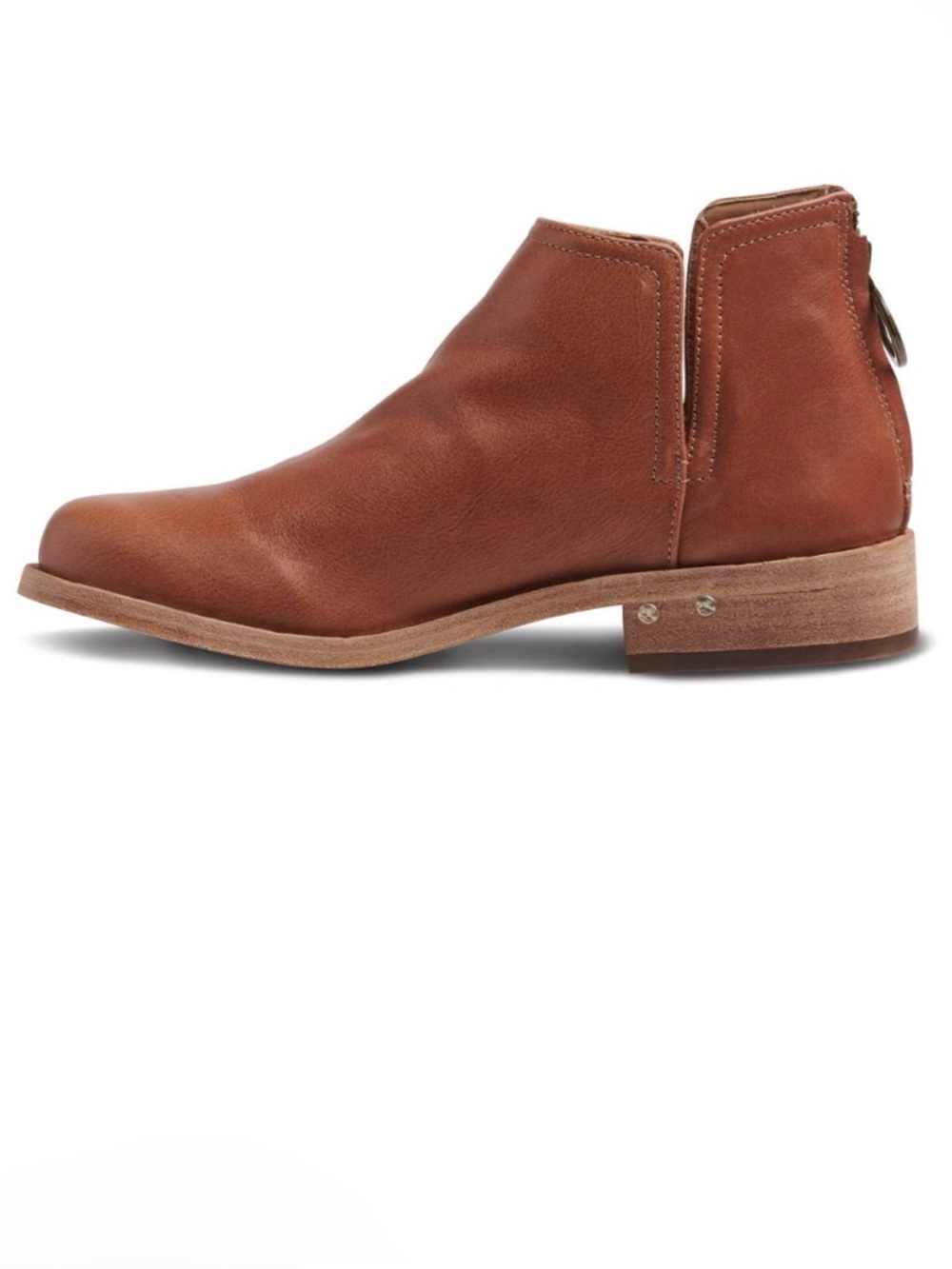 Beek Falcon Ankle Zip Cognac Tan Anthropologie Booties Size 8.5 $375 MSRP - Picture 4 of 11
